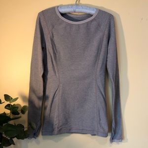 Lululemon Long sleeve stretch workout tee.
